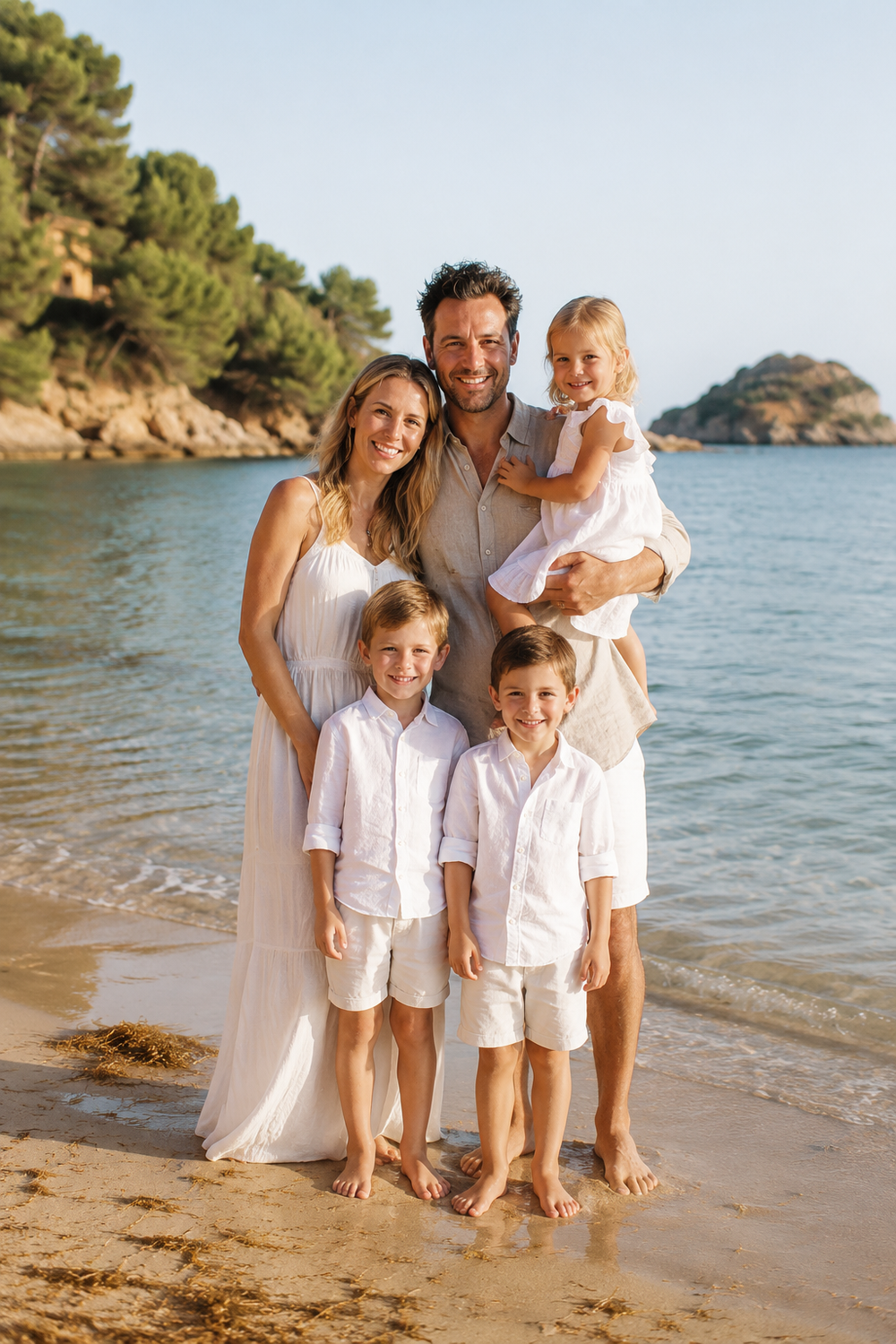 Fotoshooting Es Canar Ibiza - Urlaubsbild 01 an der Bucht und am Naturstrand