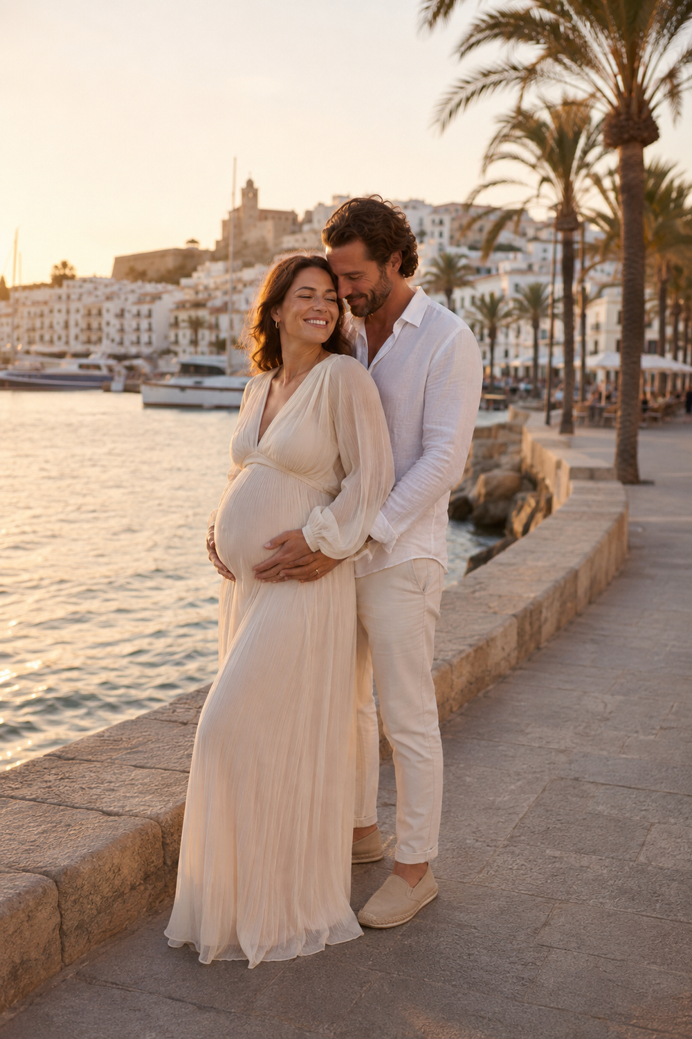 Babybauch Shooting Ibiza - Bild 06 mit Schwangerschaftsfotos am Meer