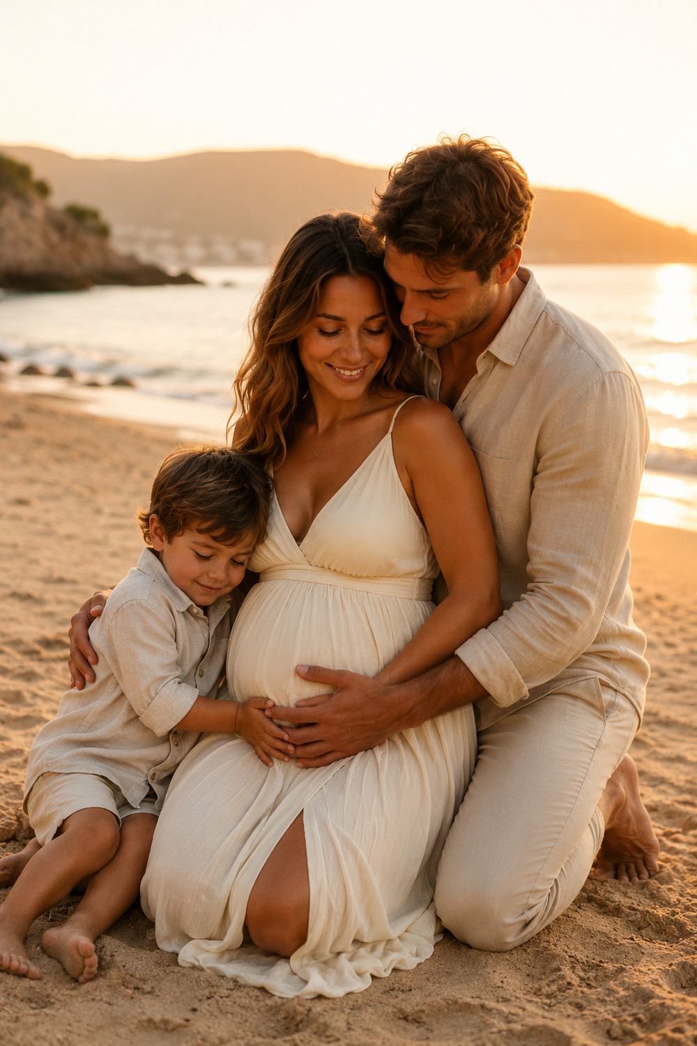 Babybauch Shooting Ibiza - Bild 09 mit Schwangerschaftsfotos am Meer