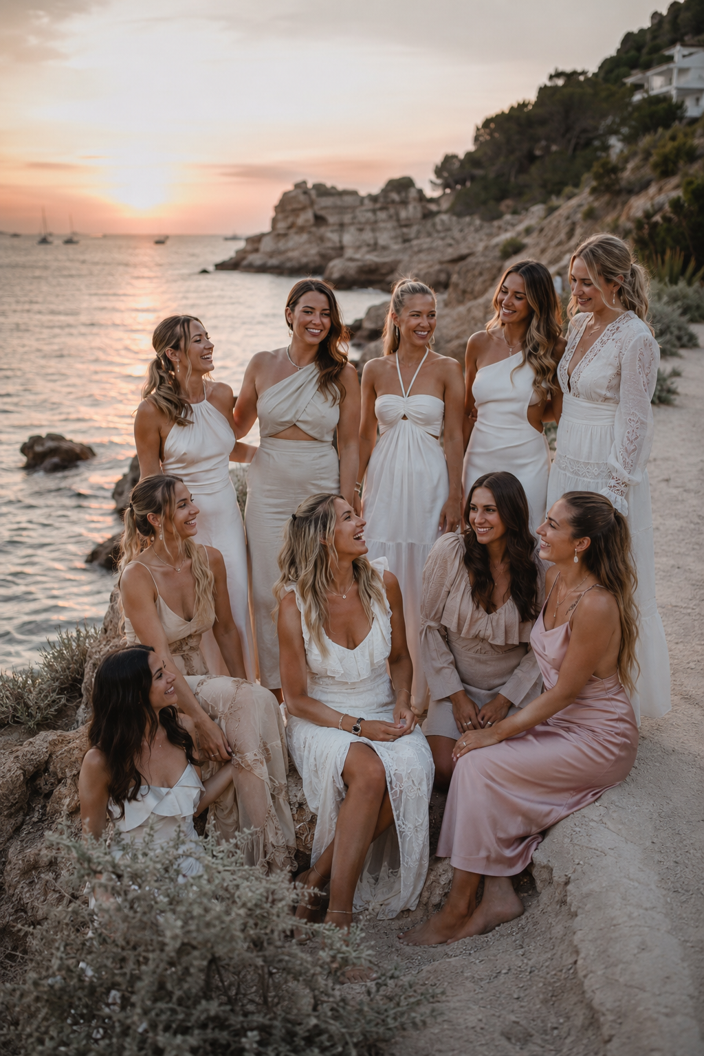 JGA Shooting Ibiza - Bild 04 mit Freundinnen am Strand und in Urlaubsstimmung