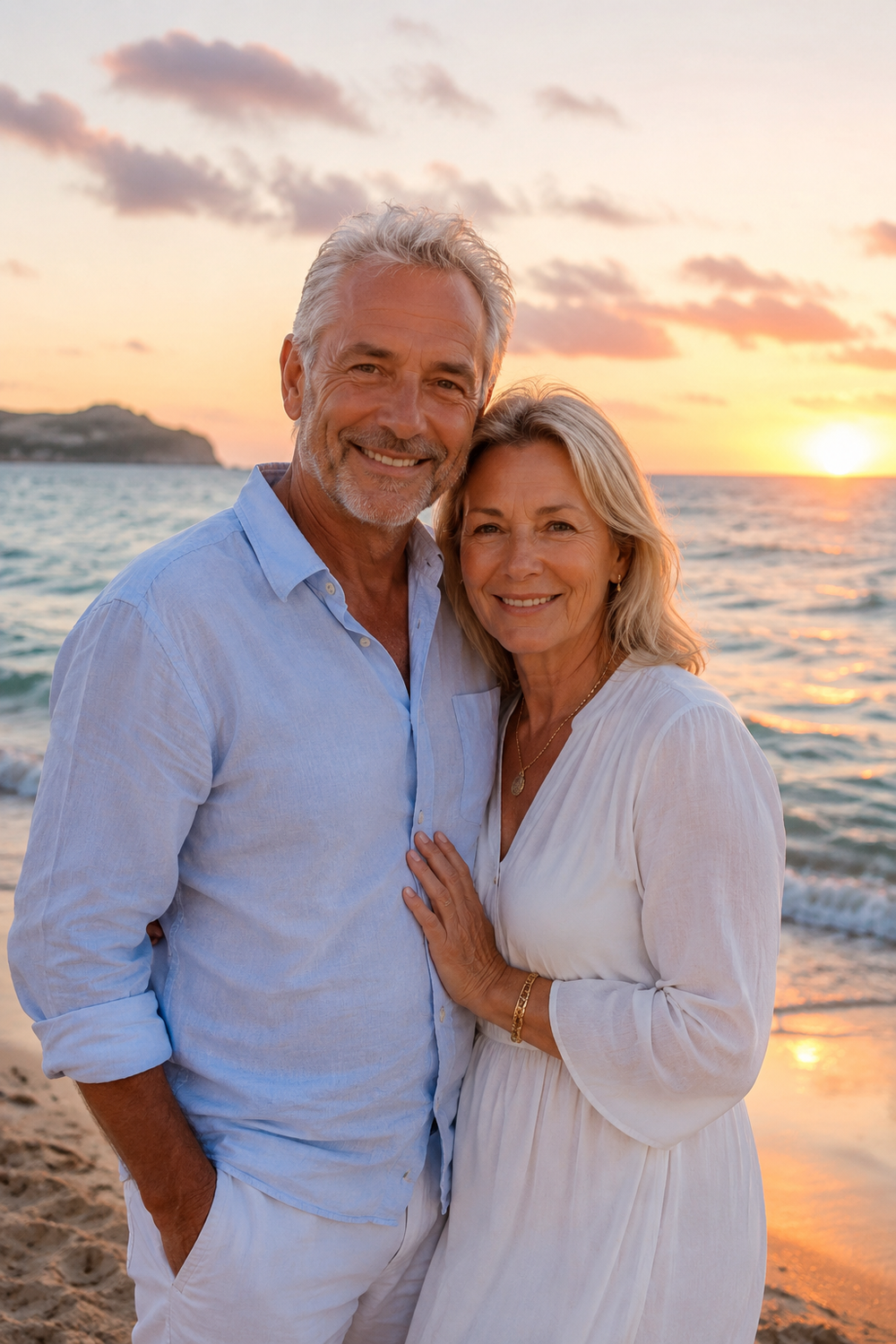 Sonnenuntergang Shooting Ibiza - Bild 07 in der goldenen Stunde am Meer