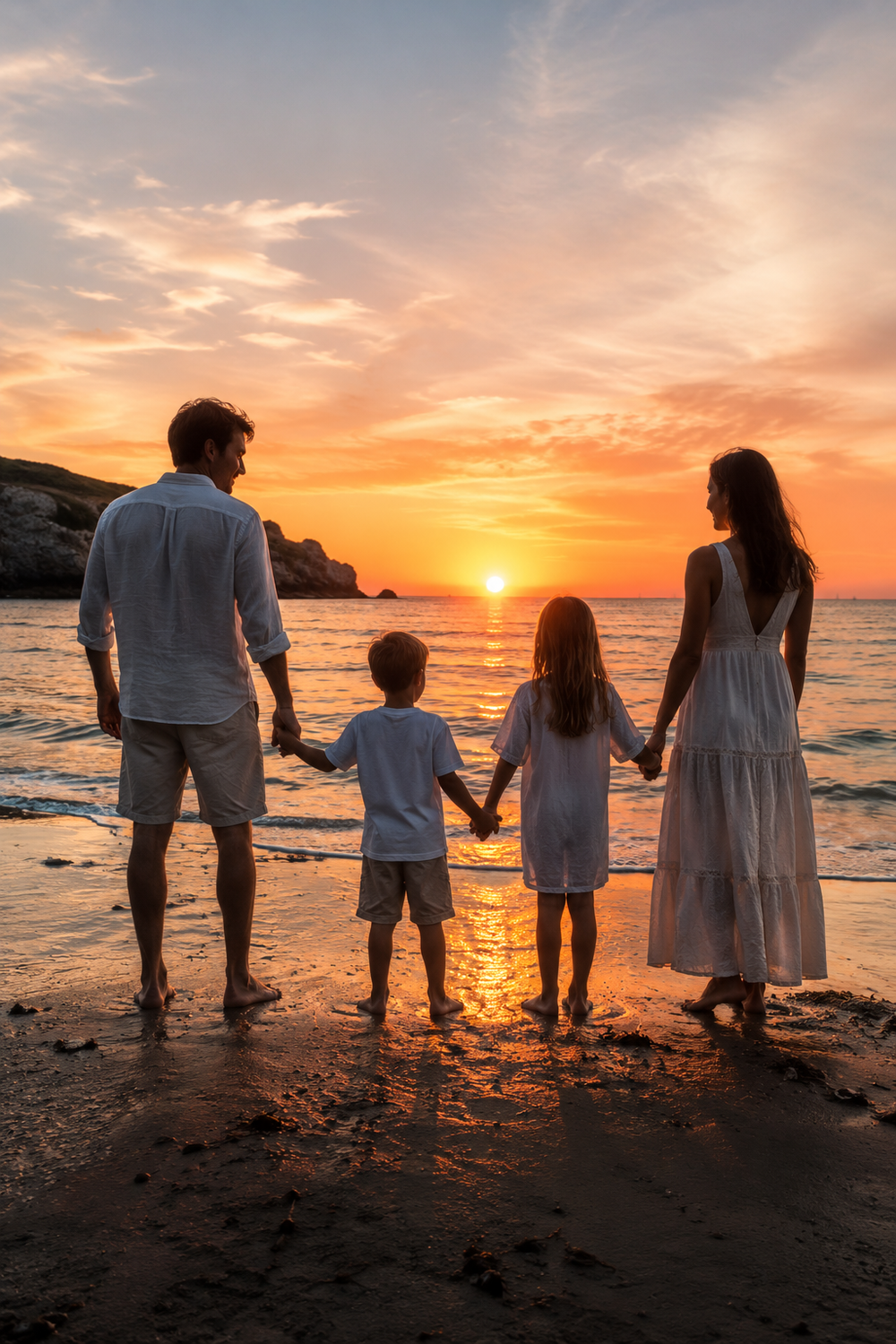 Sonnenuntergang Shooting Ibiza - Bild 10 in der goldenen Stunde am Meer